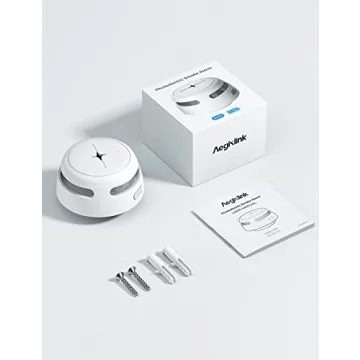AEGISLINK Smoke Detector 10-Year Battery, Easy Install, Loud Alarm