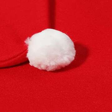 IXI 4-Piece Santa Hat Chair Covers for Christmas Decor