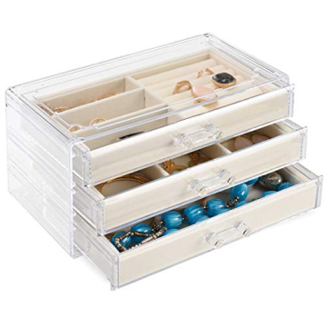 Elegant Tranquil Abode Jewelry Box Organizer - Stylish Storage
