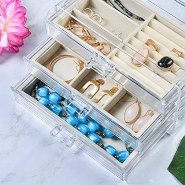 Elegant Tranquil Abode Jewelry Box Organizer - Stylish Storage