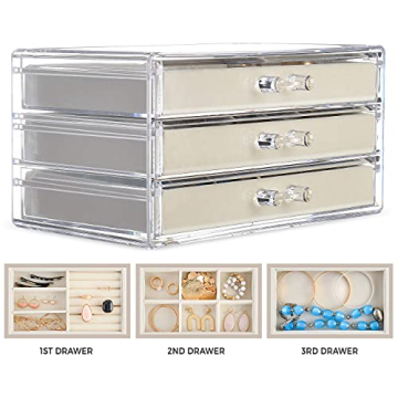 Elegant Tranquil Abode Jewelry Box Organizer - Stylish Storage