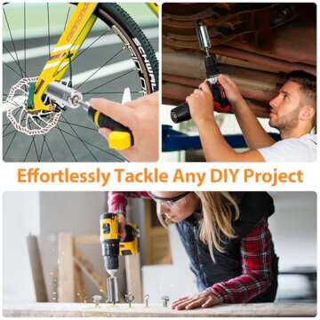 Universal Socket Tool Gifts for Men Stocking Stuffers for Men Dad Adults, Super Grip Socket Power Drill Adapter, Christmas Gadgets Birthday for Husband Him Boyfriends Women Who Have Everthing