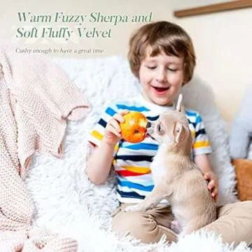 Coolplus Shaggy Weighted Blanket 15lb for Adult, Soft Long Fur and Warm Sherpa Reverse Heavy Throw Blankets for Bed, Couch, Snug Sleeping, Gift for Mom, 48x72 Inches White