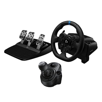 Logitech G923 Racing Wheel & Pedals + Driving Force Shifter - Renewed