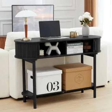 XUZENEST Console Table with Storage for Modern Living Spaces