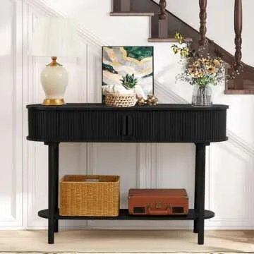 XUZENEST Console Table with Storage for Modern Living Spaces