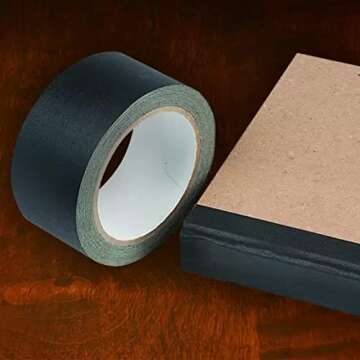 Lineco Book Repair Tape - Black, Acid-Free, 2"x15yd