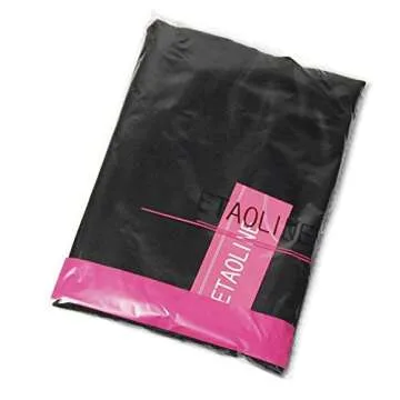 ETAOLINE Women's Sexy Sheer Sleepshirt Pajamas Long Sleeve Mesh Blouse Lingerie Black Large