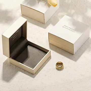 CIUNOFOR 14K Gold Plated Cocktail Rings for Women