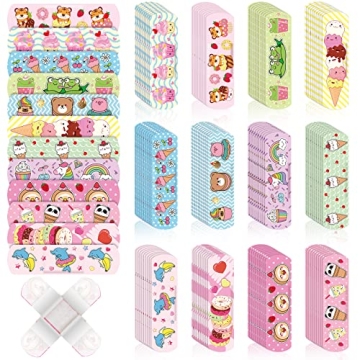 Kids Bandages Bulk Kids Cute Cartoon Bandages Flexible Adhesive Colorful Bandages Waterproof Breatha...
