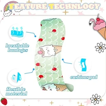 Colorful Cartoon Kids Bandages – 120 Waterproof Fun Band-Aids