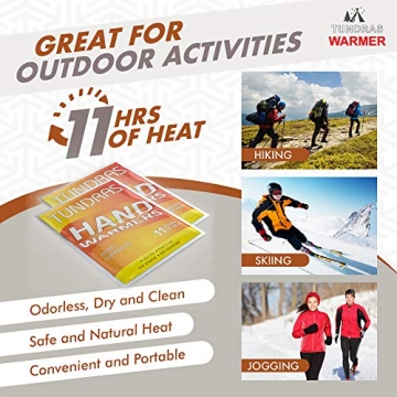 Hot Hand Warmers - 11 Hours Long Lasting Heat Packs