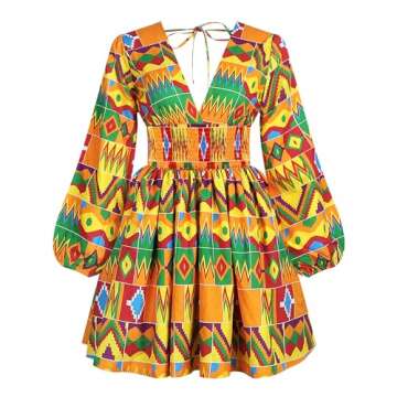 Mocure African Dashiki Printing Dress: Elegant & Stylish Maxi Dress