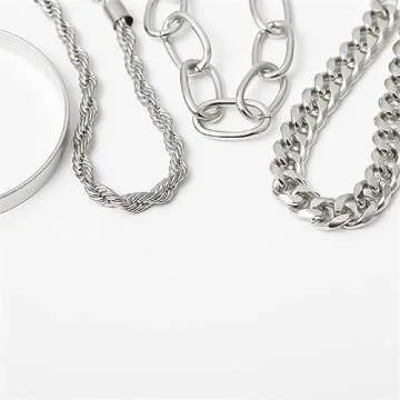 Dainty Boho Bracelets Set for Women - Set of 4 Stylish Accessories