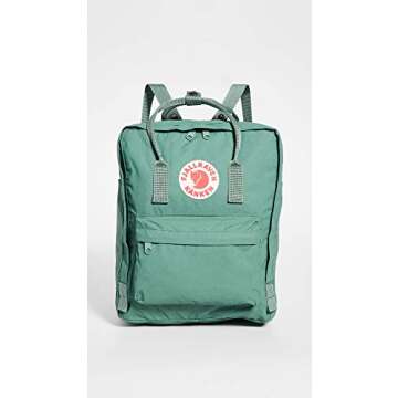 Fjallraven Women's Kanken Backpack, Frost Green Solid, One Size