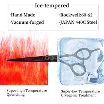 Moontay 5.5" Hair Cutting Shears - Barber Hairdressing Scissors