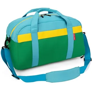 HawLander Kids Duffle Bag for School and Travel - Green