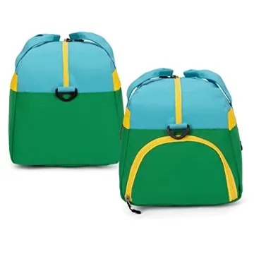 HawLander Kids Duffle Bag for School and Travel - Green