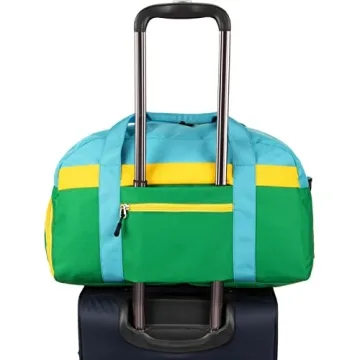 HawLander Kids Duffle Bag for School and Travel - Green