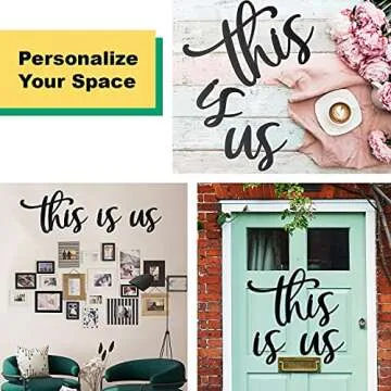 Vivegate Premium Metal Wall Decor - This Is Us Sign
