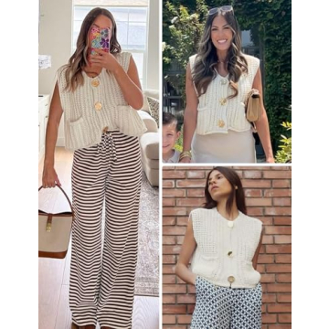 Stylish Chunky Knit Vest for Women - Versatile Fashion