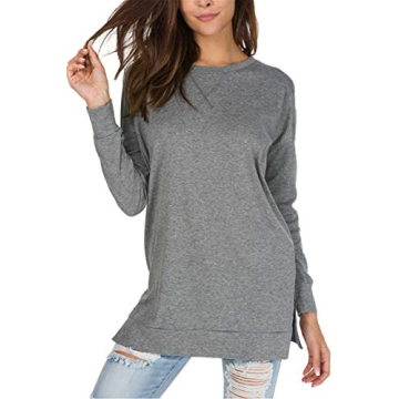 Levaca Women's Long Sleeve Tunic Tops for Comfort