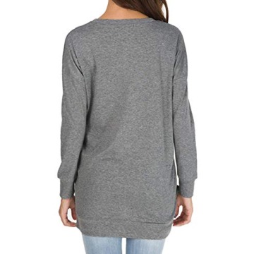 Levaca Women's Long Sleeve Tunic Tops for Comfort