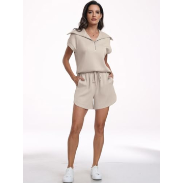 ANRABESS Two Piece Womens Summer Lounge Sets - Comfy Outfit