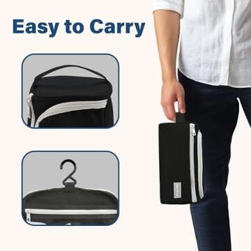 Durable Pantheon Men's Toiletry Bag for Travel Essentials