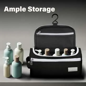 Durable Pantheon Men's Toiletry Bag for Travel Essentials