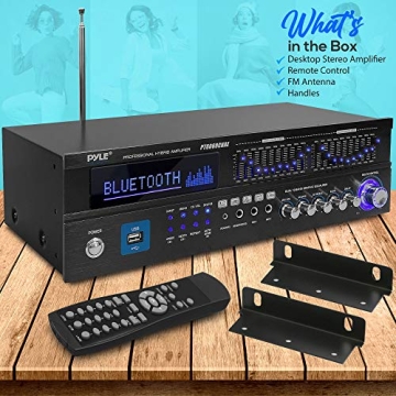 Pyle Bluetooth Hybrid Home Amplifier 2000W
