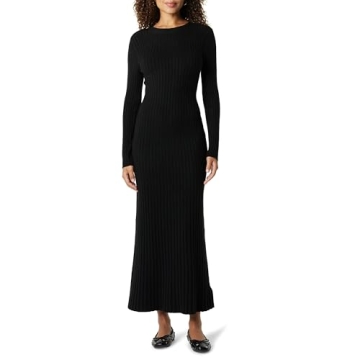 Buy the Drop Ashlyn Ribbed Sweater Maxi Dress Online