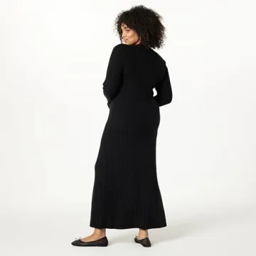 Buy the Drop Ashlyn Ribbed Sweater Maxi Dress Online