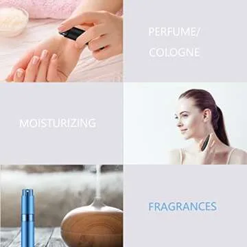 Lil Ray 8ml Portable Mini Perfume Atomizers for Travel