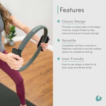 Balanced Body Flex Ring Toner - Versatile Pilates Workout Tool