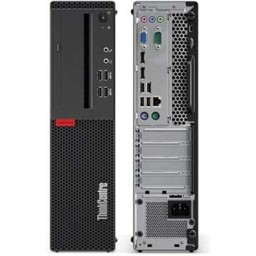 Lenovo ThinkCentre M710s SFF Desktop PC w/ 21.5in FHD Monitor, M710S SFF Computer Core 6th Gen, 16GB...