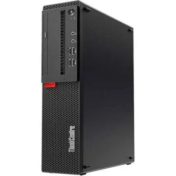Lenovo ThinkCentre M710s SFF Desktop PC w/ 21.5in FHD Monitor, M710S SFF Computer Core 6th Gen, 16GB RAM, 512GB SSD, RGB Speaker, DP Cord, Windows 10 Pro (Renewed)