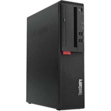 Lenovo ThinkCentre M710s SFF Desktop PC w/ 21.5in FHD Monitor, M710S SFF Computer Core 6th Gen, 16GB RAM, 512GB SSD, RGB Speaker, DP Cord, Windows 10 Pro (Renewed)
