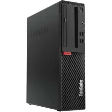 Lenovo ThinkCentre M710s SFF Desktop PC w/ 21.5in FHD Monitor, M710S SFF Computer Core 6th Gen, 16GB RAM, 512GB SSD, RGB Speaker, DP Cord, Windows 10 Pro (Renewed)