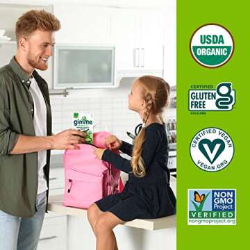 gimMe Organic Seaweed Snacks - Healthy Snack for Everyone