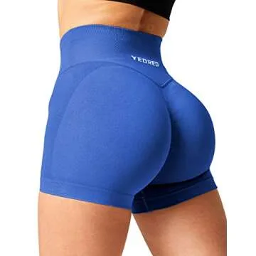 YEOREO Scrunch Butt Lifting Workout Shorts for Women