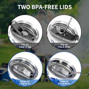 FristChoice 30 oz Insulated Tumbler for Hot Cold Drinks