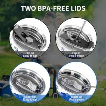 FristChoice 30 oz Insulated Tumbler for Hot Cold Drinks