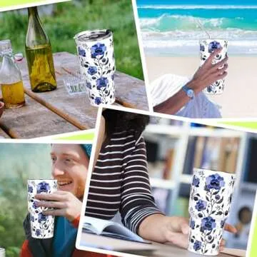 FristChoice 30 oz Insulated Tumbler for Hot Cold Drinks