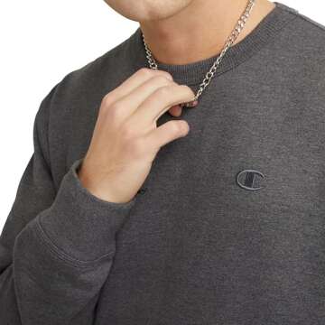 Champion Men's Fleece Crewneck Sweatshirt - Ultimate Comfort