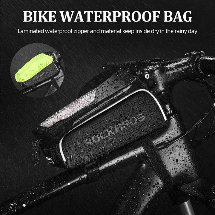 Waterproof Bike Phone Frame Bag for 6.5" Phones