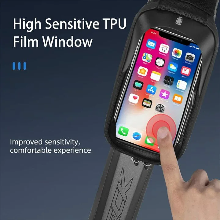 Waterproof Bike Phone Frame Bag for 6.5" Phones