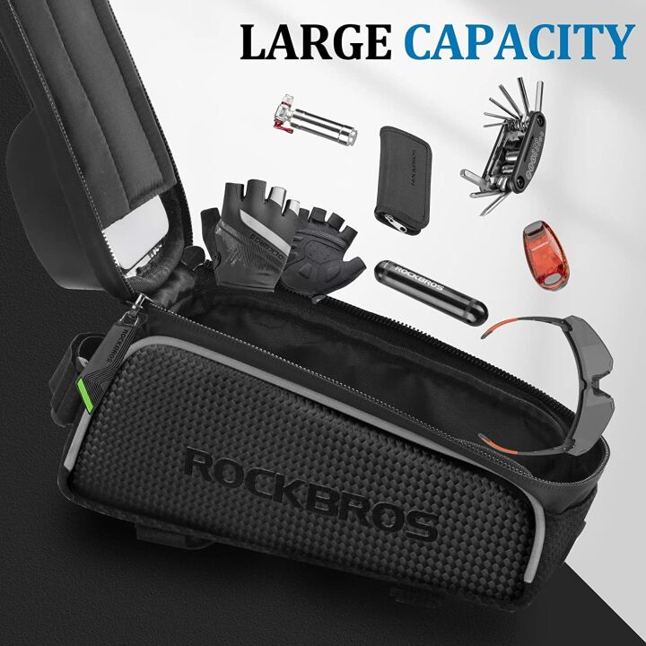 Waterproof Bike Phone Frame Bag for 6.5" Phones