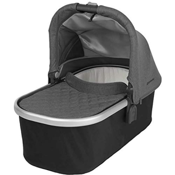 2018 UPPAbaby VISTA Stroller Jordan Charcoal Melange Silver Black Leather