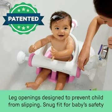 Summer by Ingenuity My Bath Seat – Safe & Easy Bathing Solution for Infants 5-10 Months